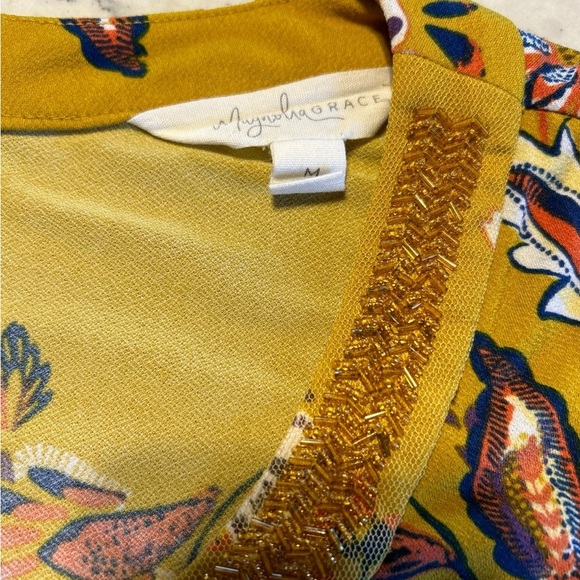 Magnolia Grace patterned sleeveless blouse - Picture 3 of 3